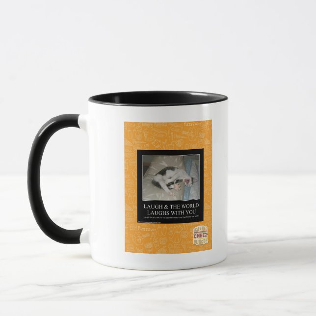 Taza La risa y el mundo ríe con usted (Izquierda)