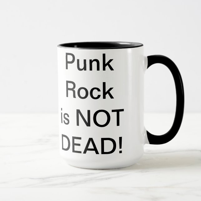 Taza ¡La roca de Punbk no es muerta! (Derecha)