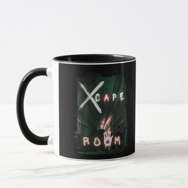 TAZA LA SALA DE ESCAPE SOLUCIONA EL MISTERIO (Izquierda)