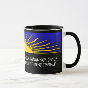 Taza La salida del sol del ASL
