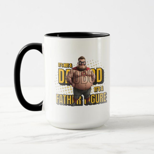 Taza La sangre de superpapá: ¡es una figura de padre! (Izquierda)