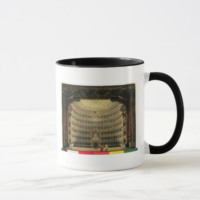 Taza La Scala, Milano, durante un funcionamiento (Derecha)