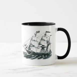Taza La señal del velero de la "Florida" de la corteza