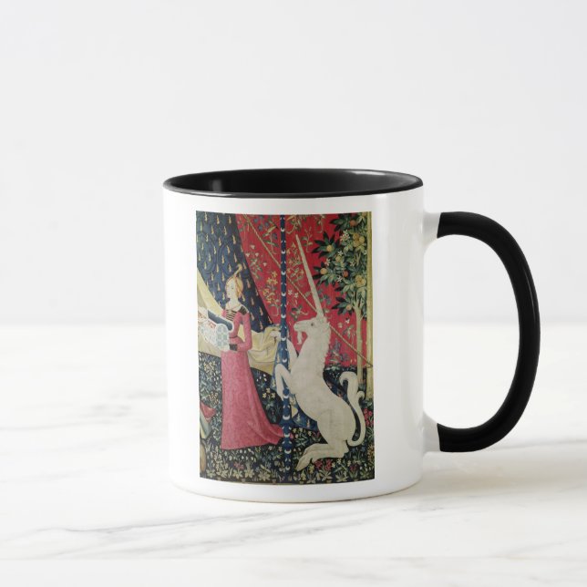 Taza La señora y el unicornio: "A mi solamente desire (Derecha)