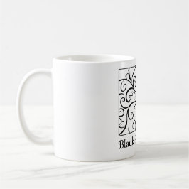 Taza La sociedad color de rosa negra asalta el |