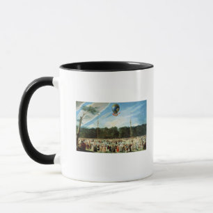 Taza La subida del globo de Montgolfier en