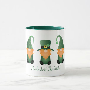 Taza La Suerte Del Gnome Green Irlandés