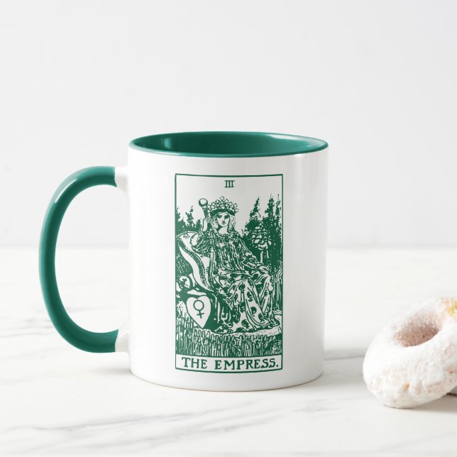 Taza La tarjeta de emperatriz (Con donut)