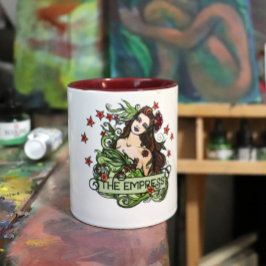 Taza La tarjeta Tarot de Empress