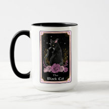 La tarjeta Tarot para gato negro - Celestial de br