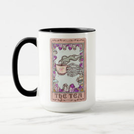 Taza La tarjeta Tea Tarot Crystal Funny Skeleton Mug
