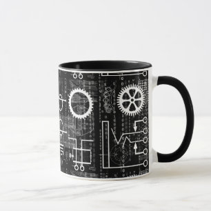 Taza La tecnología de los engranajes a montones inspir