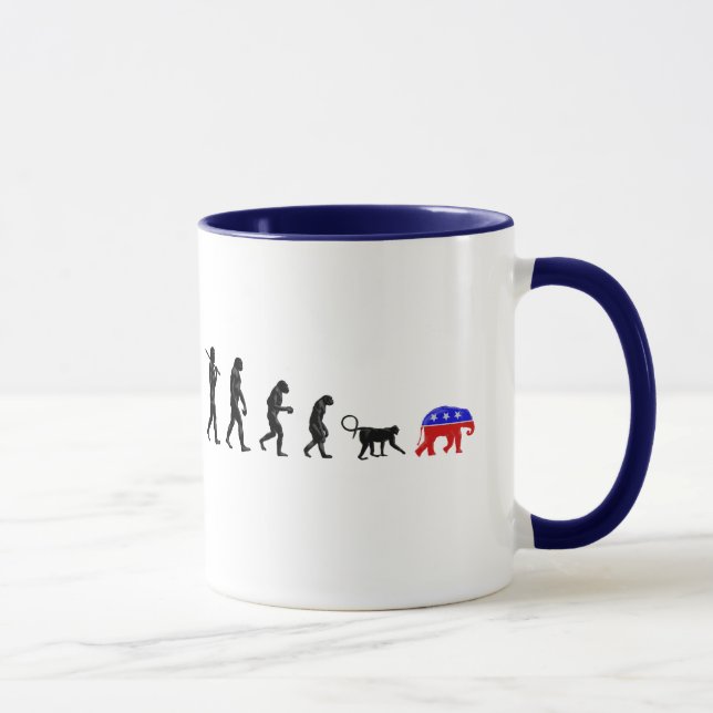 Taza La teoría Democratic de la descentralización (Derecha)