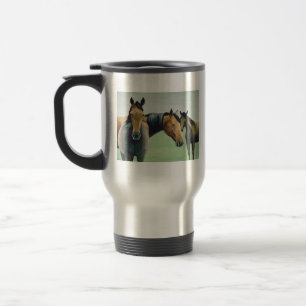 Taza la termal del arte de "tres caballos"