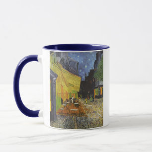Taza La terraza del café de noche de Van Gogh