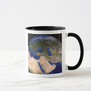 Taza La tierra de mármol azul 2 de la generación