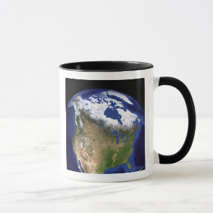 Taza La tierra de mármol azul 5 de la generación