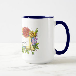 Taza La Tierra Rie En Flores 15 oz Mug