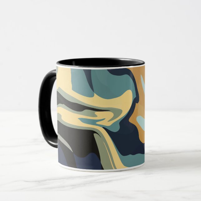 Taza La tierra suave se sumerge en tonos tranquilos (Anverso izquierdo)