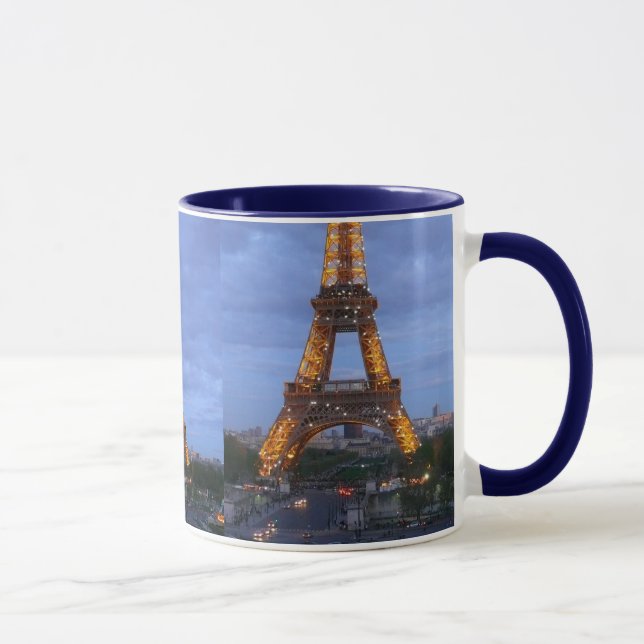 Taza La Torre Eiffel de París Francia (Derecha)