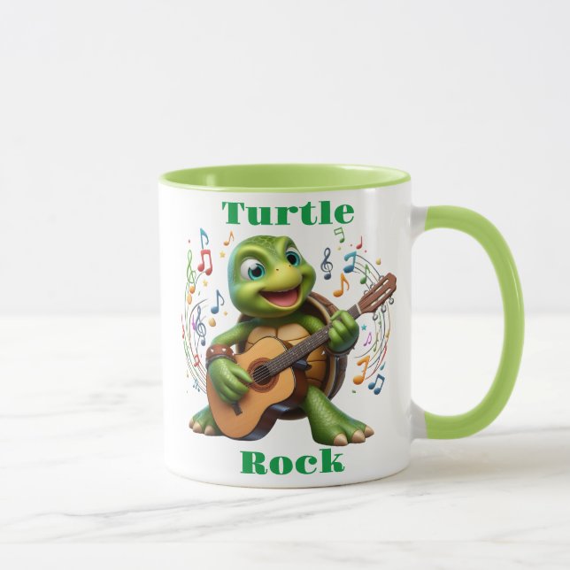 Taza La tortuga Groovy interfiere (Derecha)