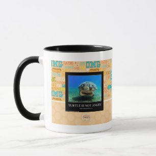 Taza La tortuga no está enojada