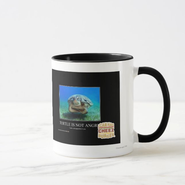 Taza La tortuga no está enojada (Derecha)