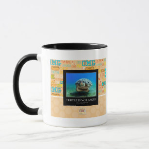 Taza La tortuga no está enojada