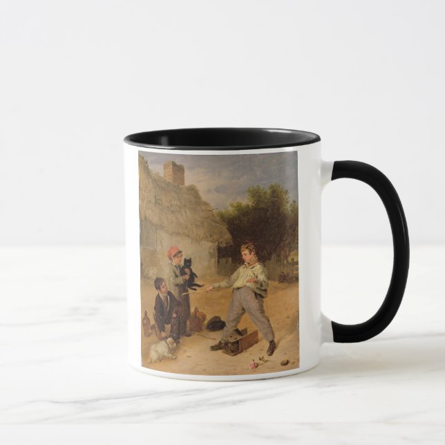 Taza La trampa de rata (aceite en el panel) (Derecha)