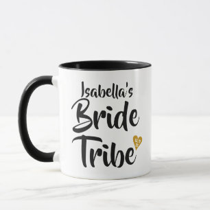 Taza La tribu de novias con fecha de oro Personalizado 