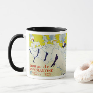Taza La Troupe de Mlle Eglantine por Toulouse Lautrec