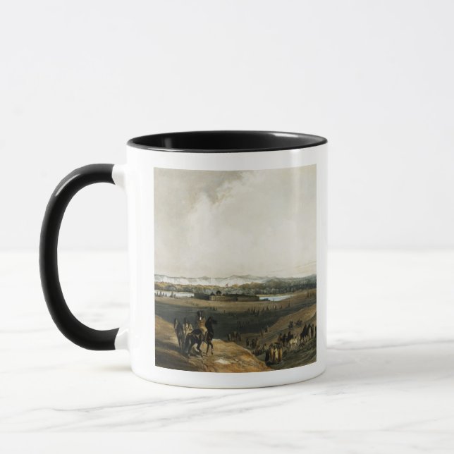 Taza La unión del fuerte en el Missouri, platea 28 del (Izquierda)