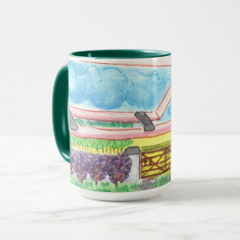 Taza La ventana de cocina de Irlanda