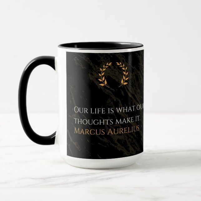 Taza La verdad de Marco Aurelio: la vida (Izquierda)