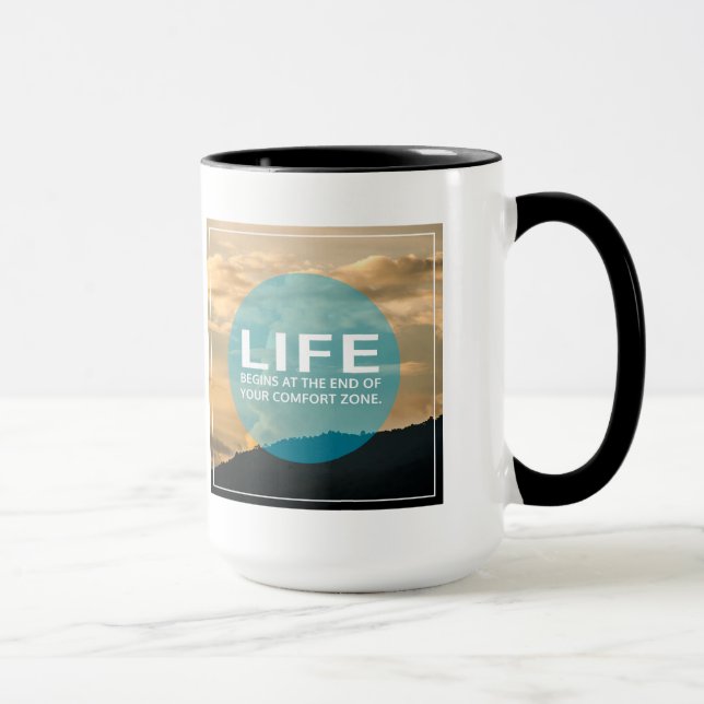 Taza La vida comienza (Derecha)