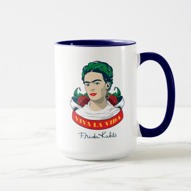 Taza La Vida de Frida Kahlo el | Viva (Derecha)