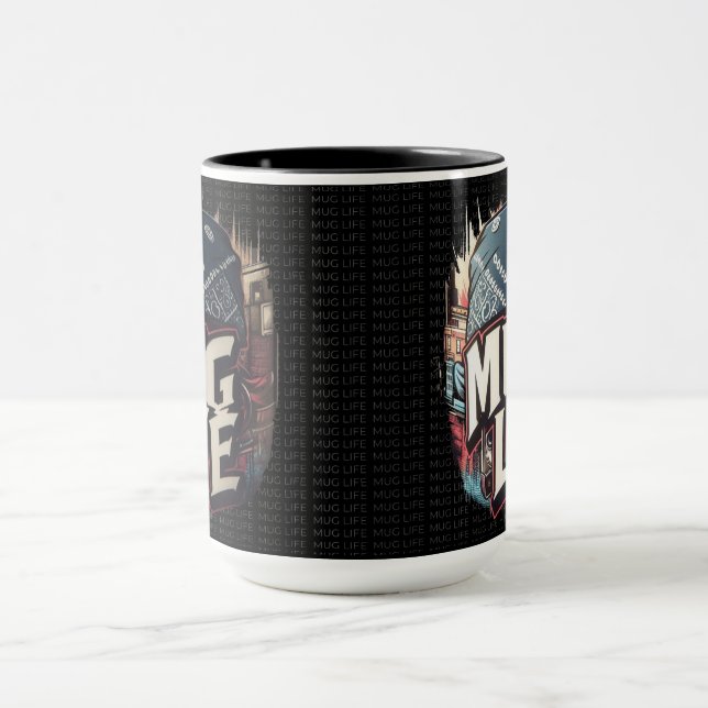 Taza La vida de la música: Graffiti urbano (Centro)