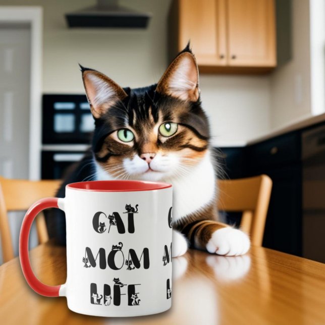 Taza La vida de una gata moderna, la vida de una mamá,  (Subido por el creador)