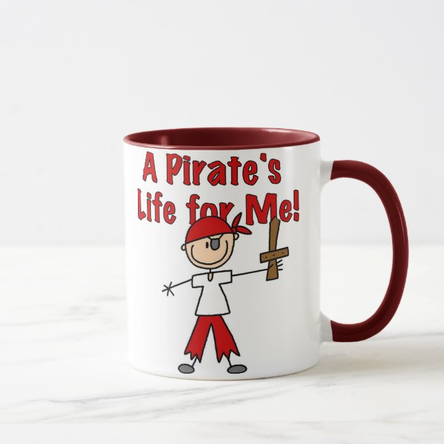 Taza La vida del pirata para mí (Derecha)