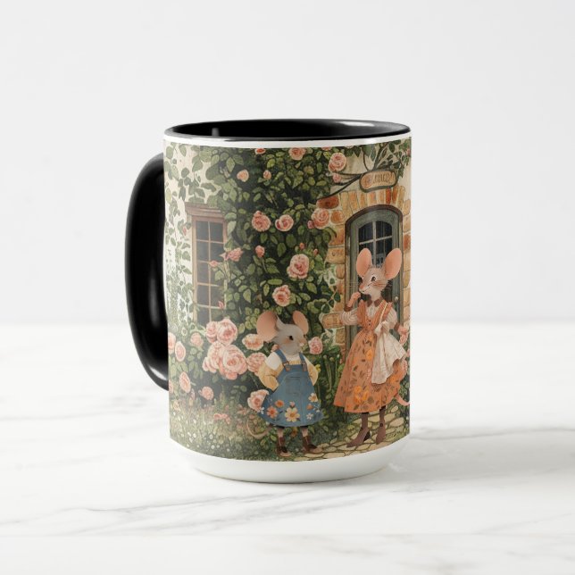 Taza La vida en la serie de ratones (Anverso izquierdo)