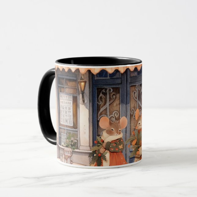 Taza La vida en la serie Mice Town - Stand By Me (Anverso izquierdo)