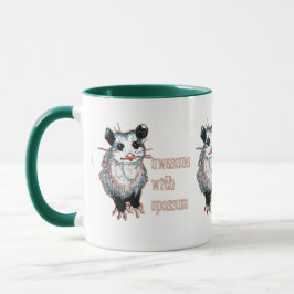 Taza la vida es alucinante con Opossum