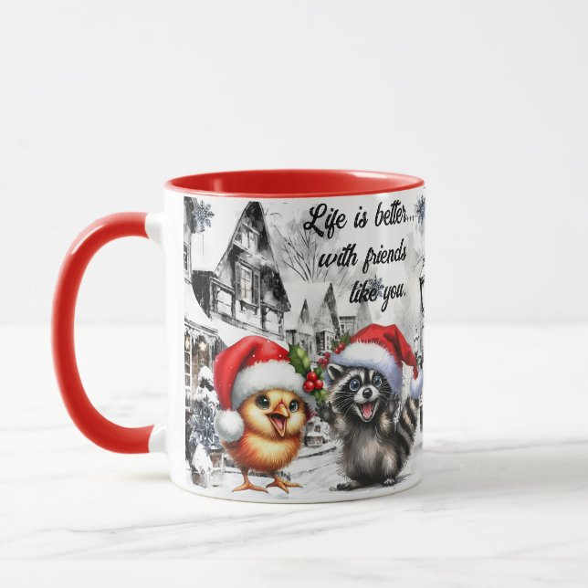 Taza La vida es mejor con amigos como tú (Izquierda)