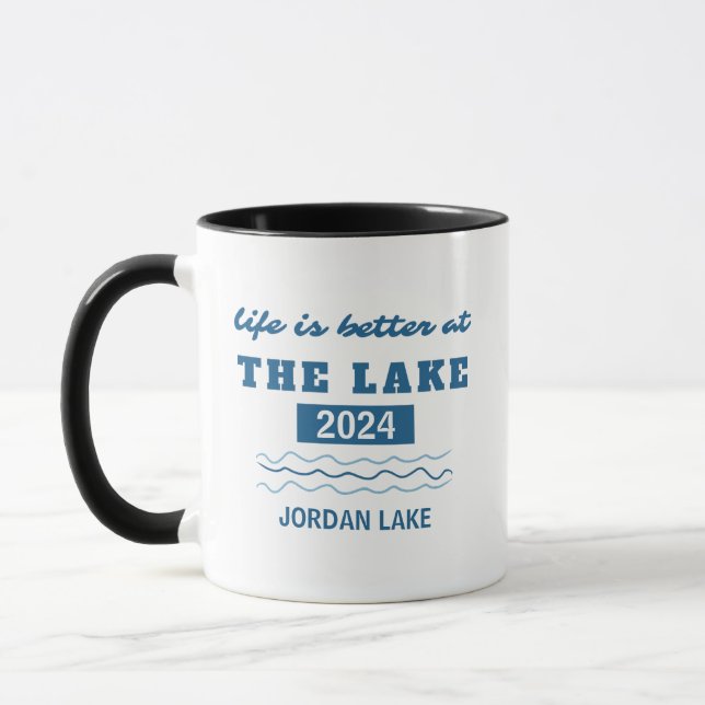 Taza La vida es mejor en el lago (Izquierda)