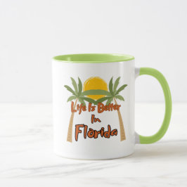 Taza La vida es mejor en Florida