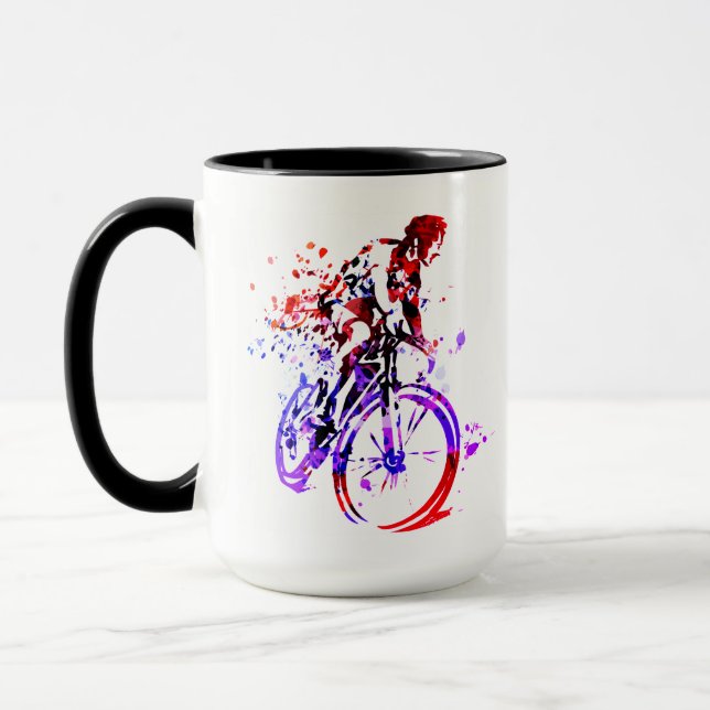 Taza La vida es un viaje hermoso: El ciclismo (Izquierda)