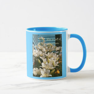 Taza La vida está llena de abundancia, Day Lily Mugs