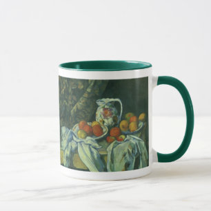 Taza La vida, la cortina y la cocina de Paul Cezanne