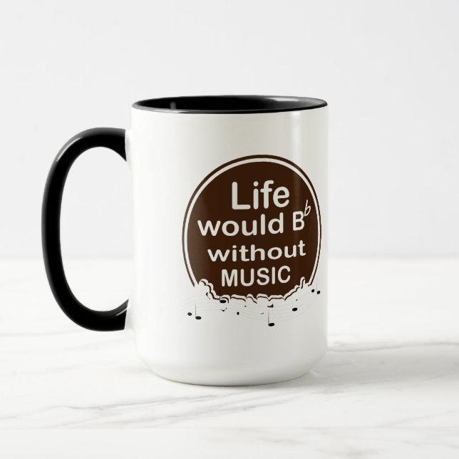 Taza la vida sería plana sin música (Izquierda)