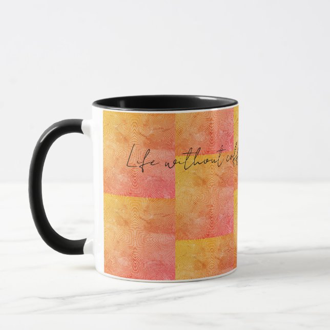 Taza ¿La vida sin café? ¡Inimaginable! (Izquierda)